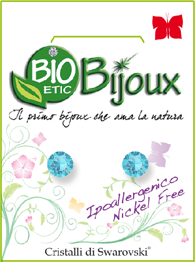 Bio Bijioux Orecchino Xirius 3,3mm Acquamarina   - 1