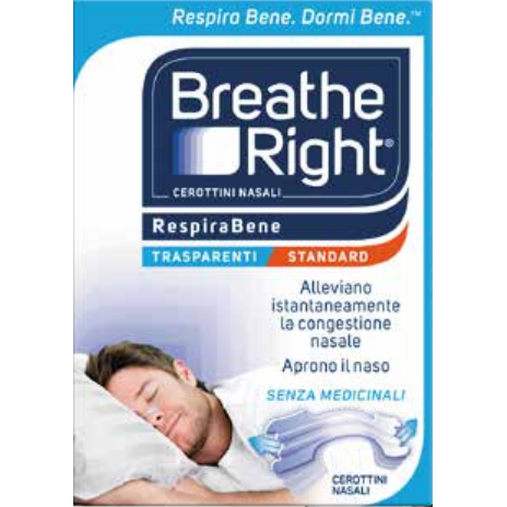 Breathe Right Cerotti Nasali Trasparenti 10 Pezzi-1
