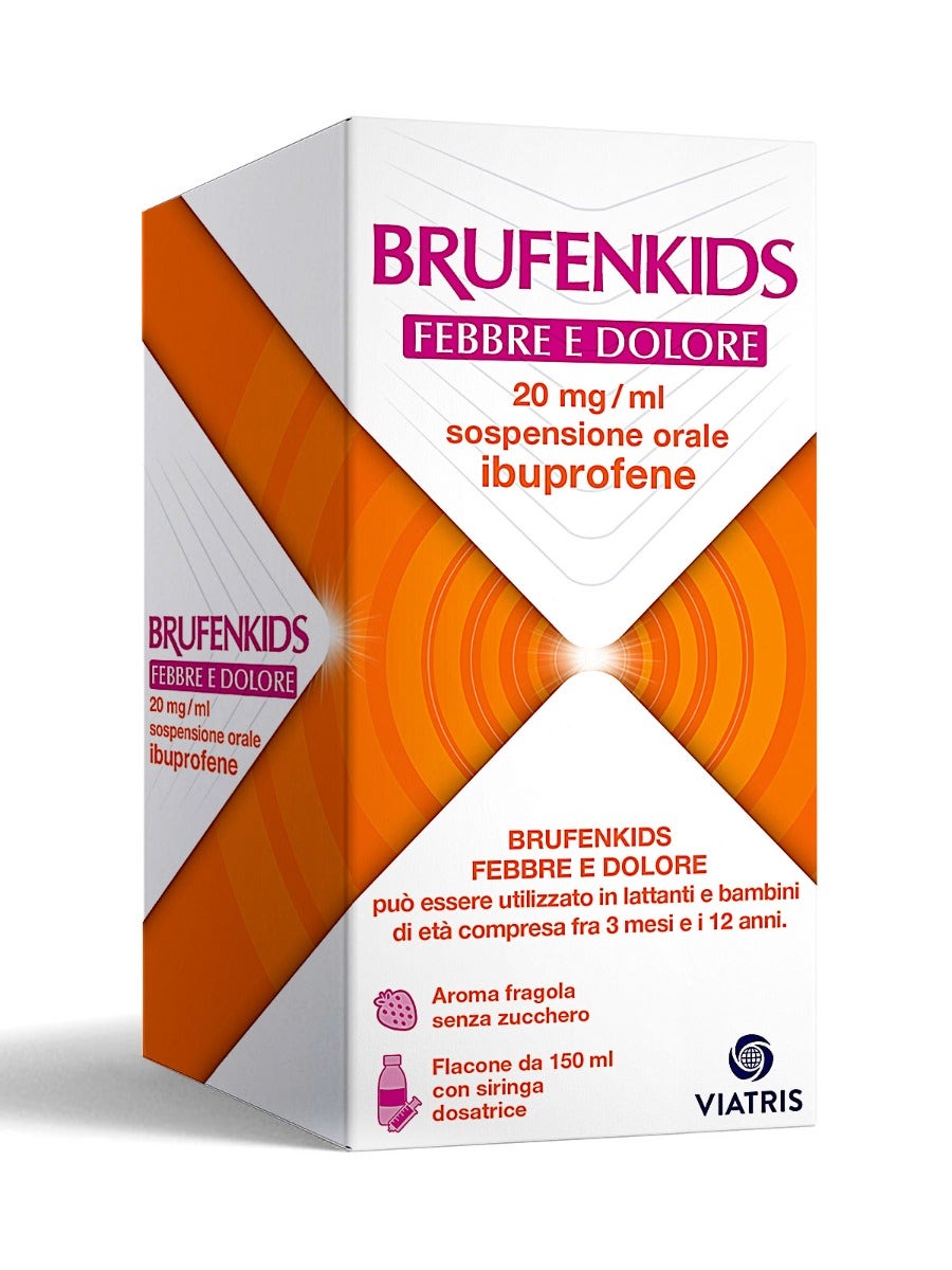 Brufenkids Febbre e Dolore 20 mg/ml Sospensione Orale 150ml-2