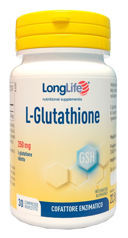 Longlife L-glutathione 250 mg 30 Compresse-1