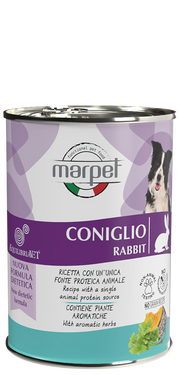 Marpet Aequilibriavet Dog Coniglio Cibo Umido Per Cani Adulti Scatoletta 400g-1