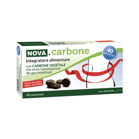 Nova Carbone Vegetale 40 Compresse  - 2