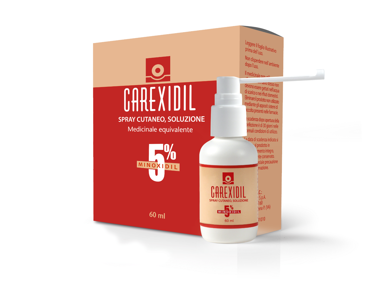 Carexidil Spray Cutaneo 5% 60ml -6