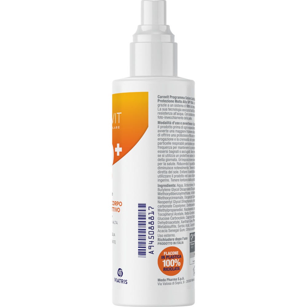 Carovit Solare Latte Corpo Spray SPF50+ 200ml-2