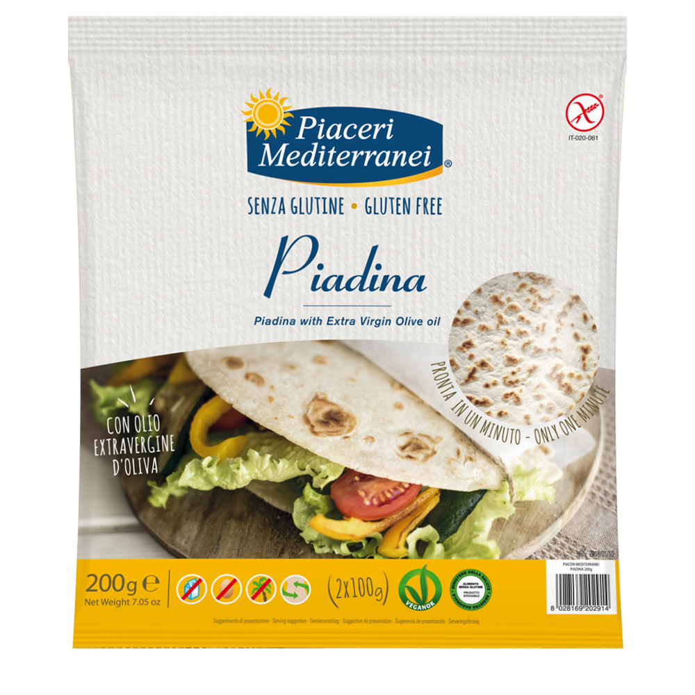 Piaceri Mediterranei Piadina Olio Di Oliva 200g  - 2