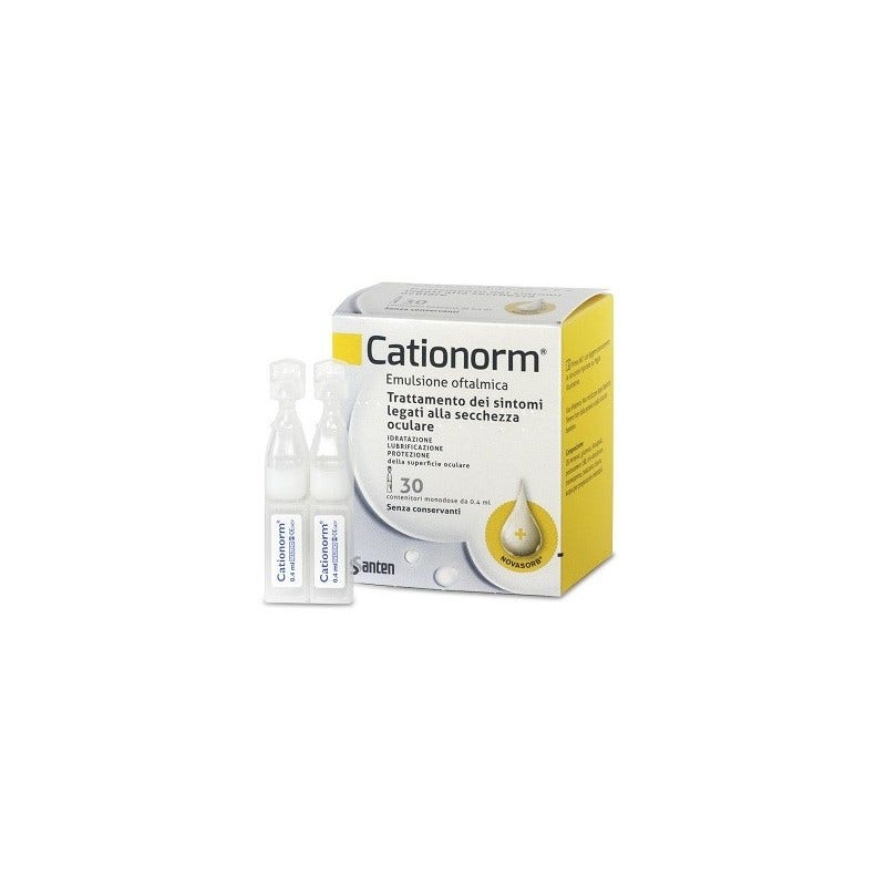 Cationorm Gocce 30 Flaconi Monodose 0,4ml  - 2