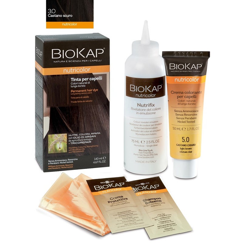Biokap Nutricolor Tinta Capelli 3.0 Castano Scuro  - 2