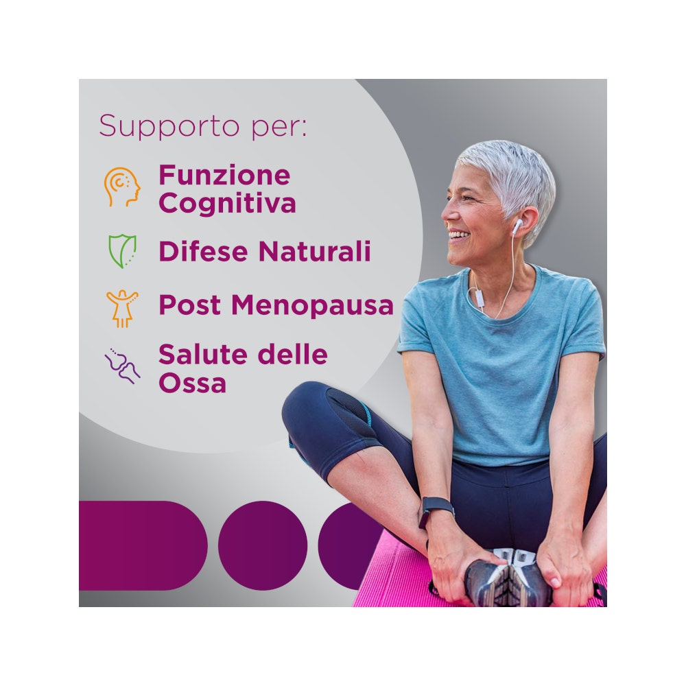 Multicentrum Donna 50+ Integratore Multivitaminico Multiminerale Ferro Calcio Vitamina D D3 30 Compresse-3