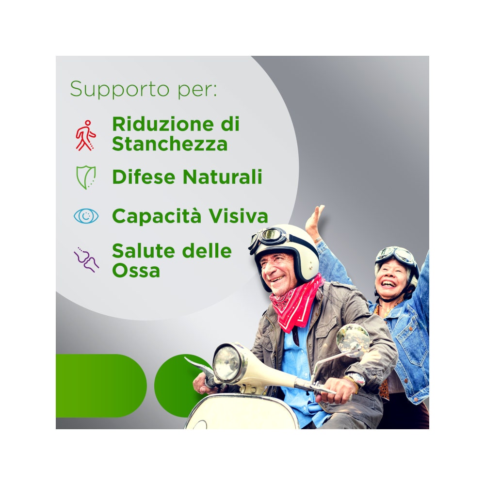 Multicentrum Adulti 50+ Integratore Alimentare Multivitaminico Vitamina B D E Magnesio Calcio 30 Compresse-3