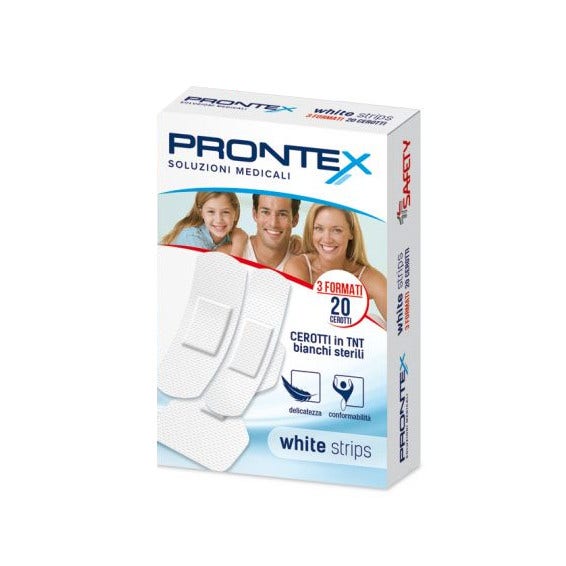 Cerotti Prontex White Strips 20 Pezzi  - 2