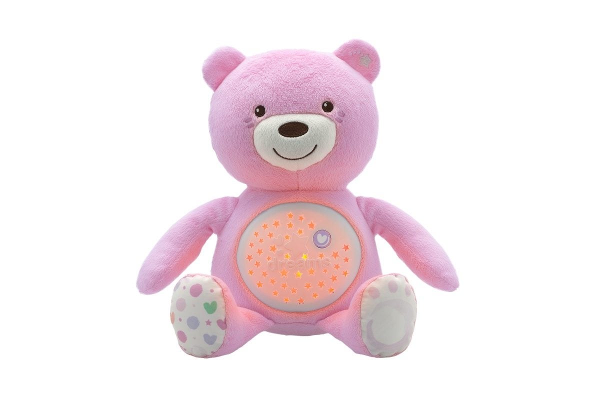 Chicco Gioco Baby Orsetto Proiettore Rosa  - 1