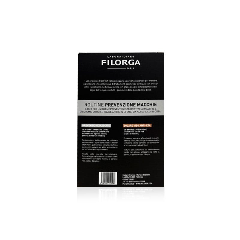 Filorga Cofanetto Skin-Unify Intensive Siero 30ml + Uv-Bronze Solare Viso 40ml SPF50+-11