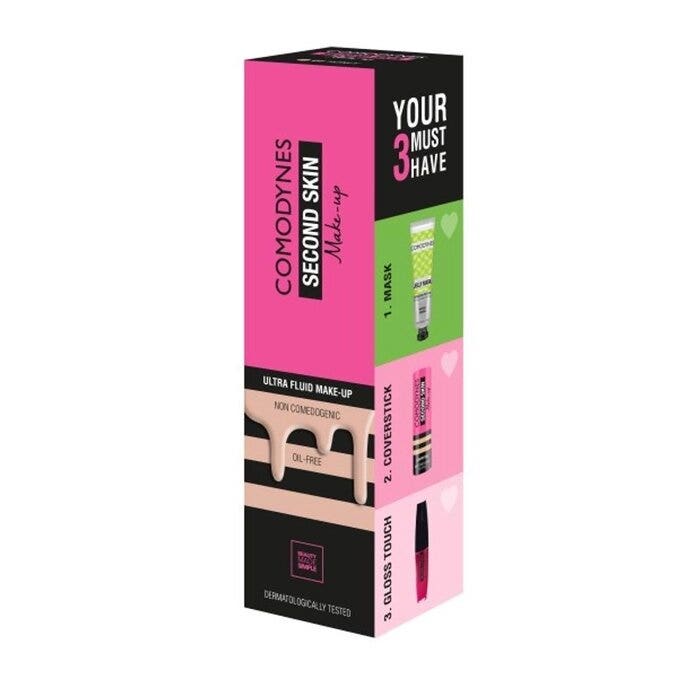 Comodynes Ultra Fluid Make Up Fondotinta Fluido Colore N.03 Caramel 30ml-2