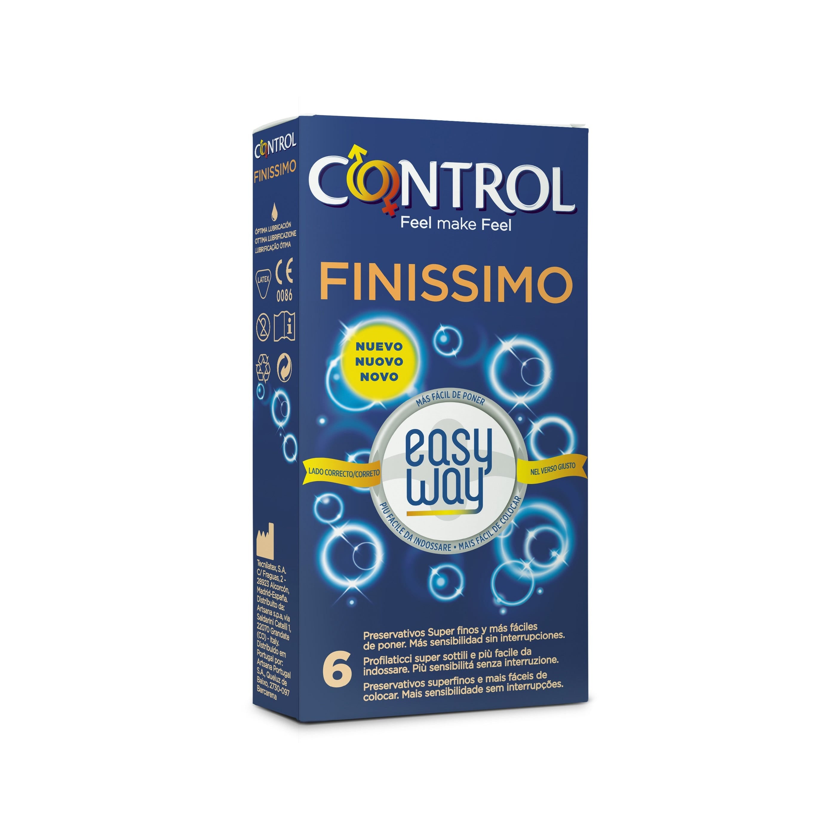 Control Profilattico Finissimo Original Easy Way 6 Pezzi-2