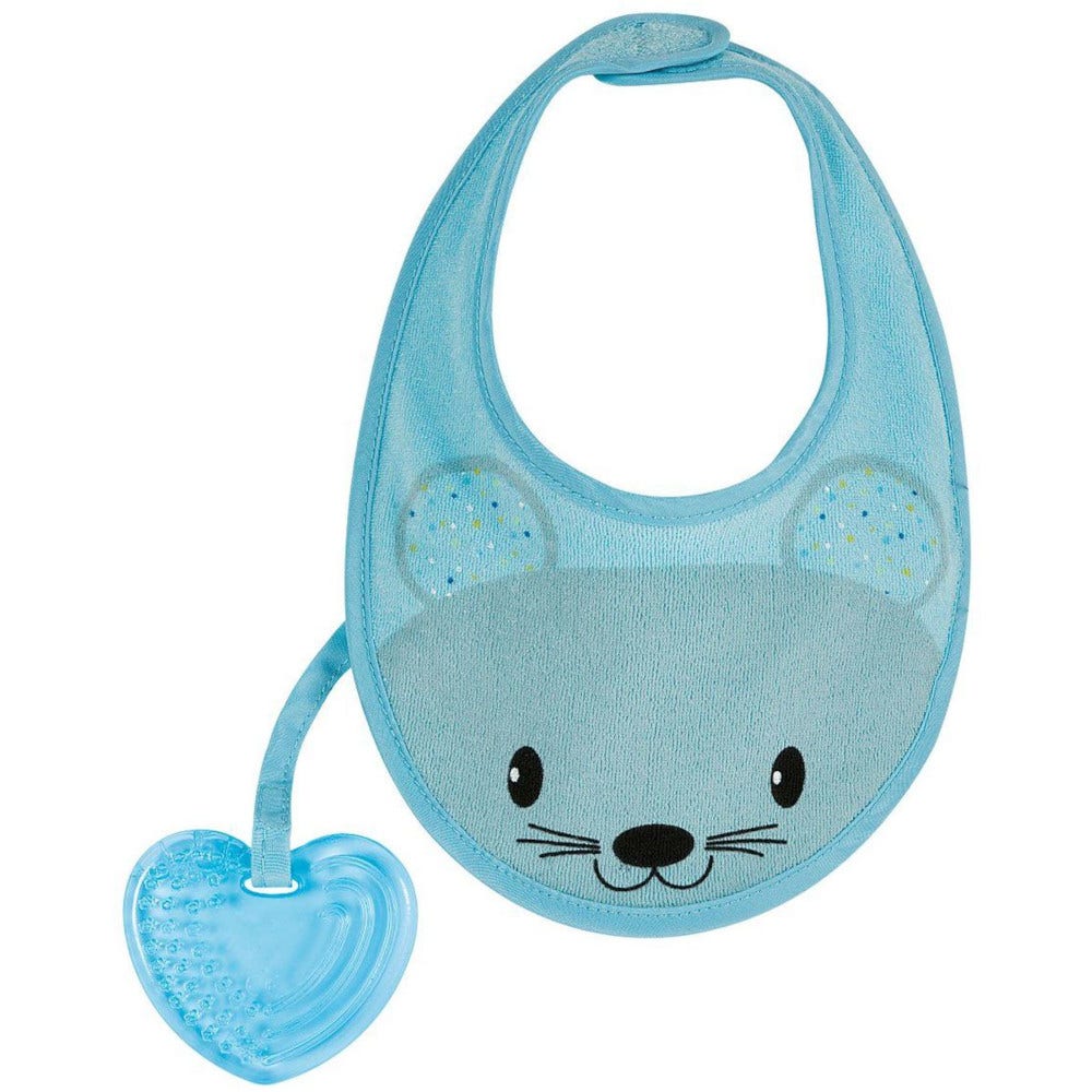 Chicco Fresh Bavaglino Con Massaggia Gengive Azzurro 1 Pezzo 4Mesi+  - 2