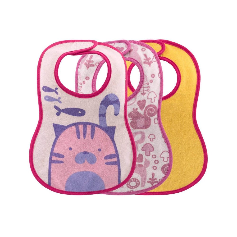 Chicco Bavaglino Pappa 6Mesi 3 Pezzi Bimba - 1