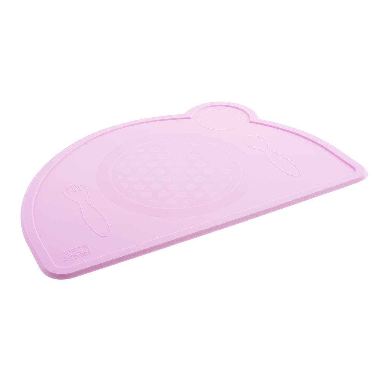 Chicco Tovaglietta Silicone Rosa 1 Pezzo  - 1