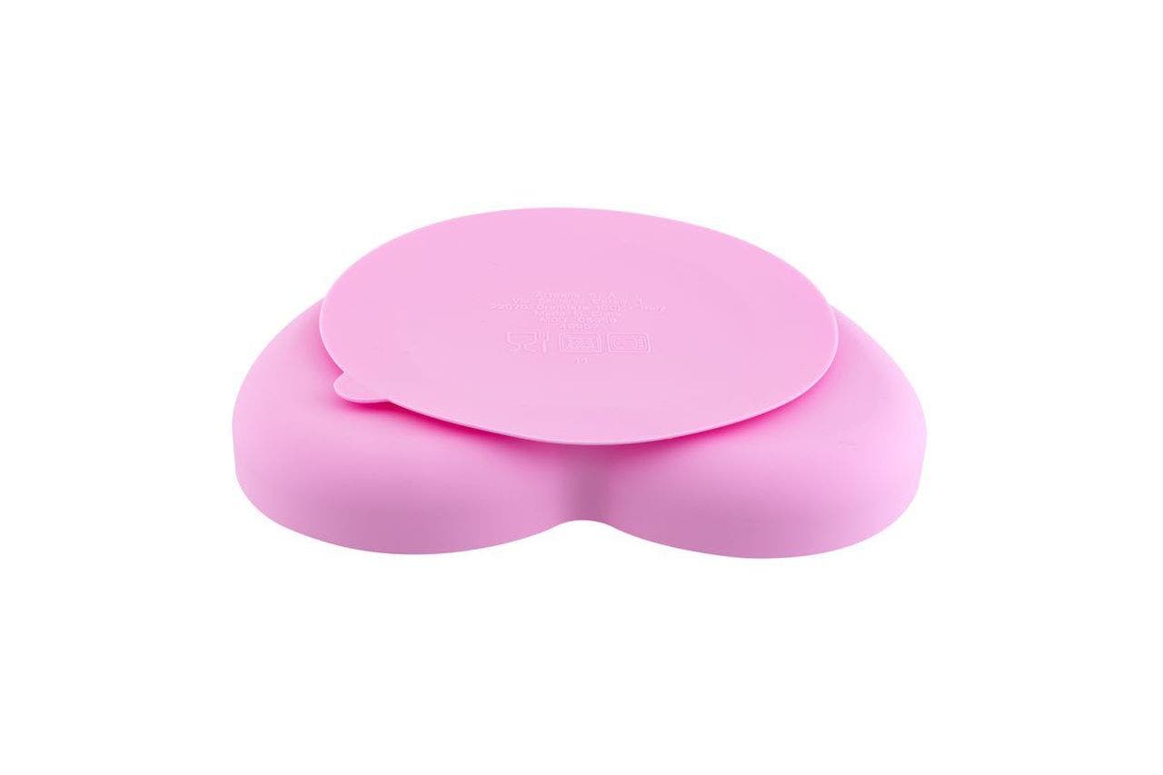Chicco Piatto Cuore Silicone Con Ventosa Rosa 1 Pezzo  - 2