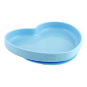 Chicco Piatto Cuore Silicone Con Ventosa Blu 1 Pezzo  - 3