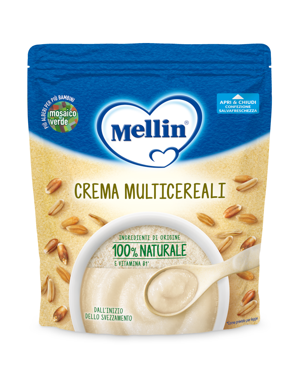 Mellin Crema Multicereali 4M+ 200g  - 3