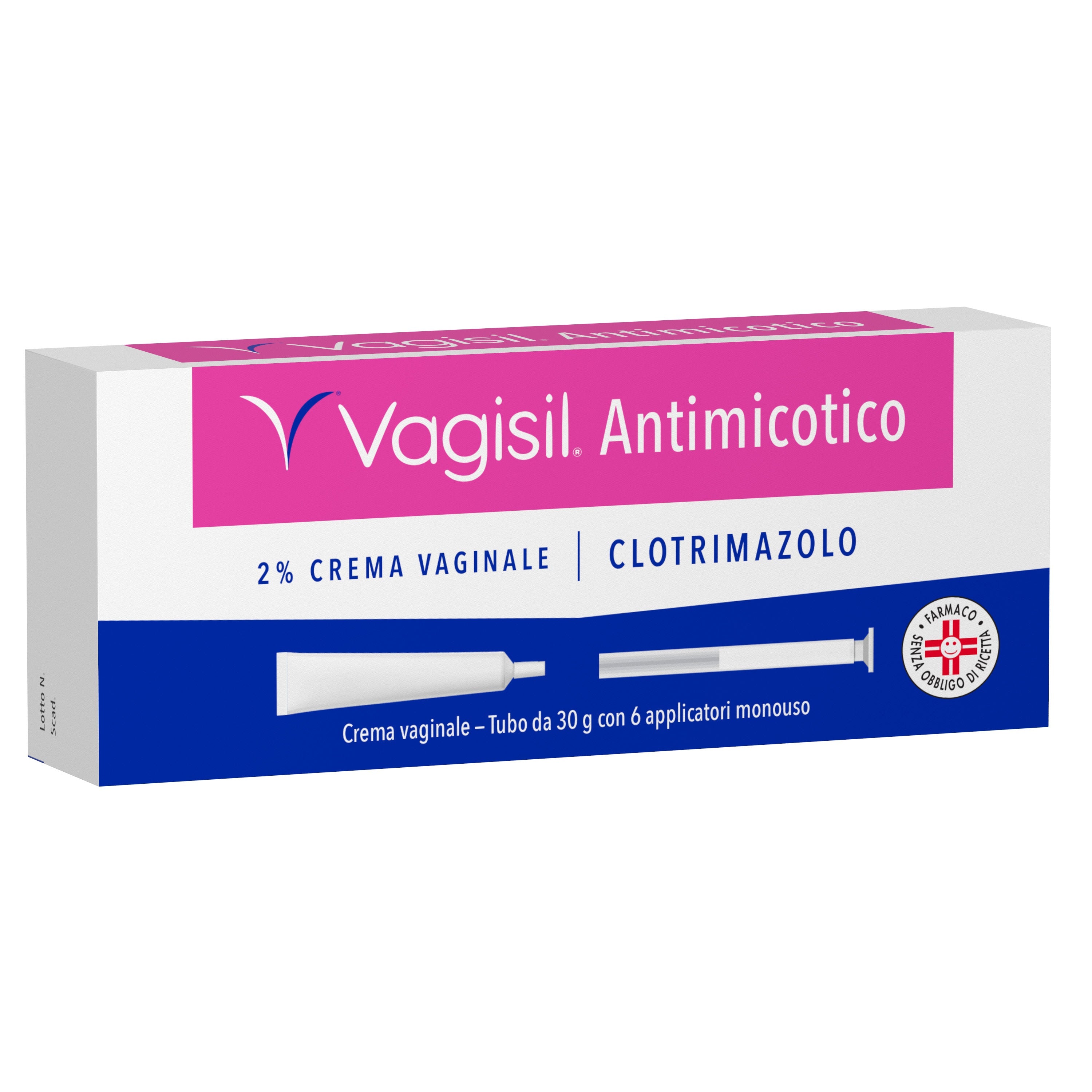 Vagisil Antimicotico 2% Crema Vaginale 1 Tubo in al da 30 g con 6 Applicatori Monouso-1