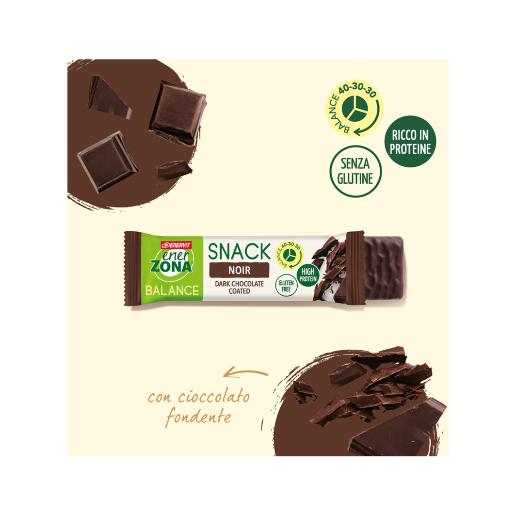 Enerzona Snack Noir Box 30 Barrette Da 33g-3