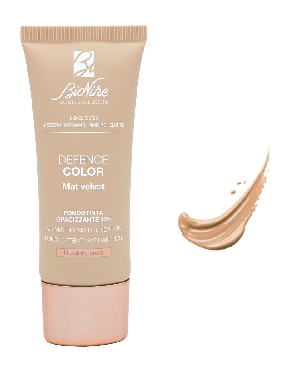 Bionike Defence Color Mat Velvet Fondotinta N. 403 Vrai Sable 30ml-1