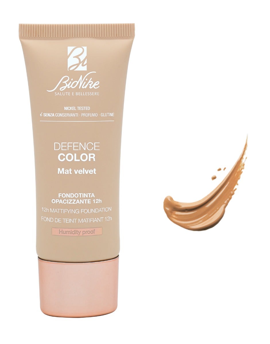 Bionike Defence Color Mat Velvet Fondotinta N. 405 Miel Dore 30ml-1