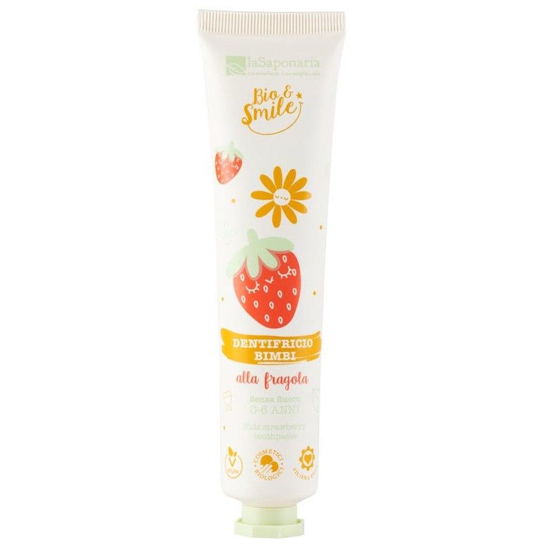 La Saponaria Bio&Smile Dentifricio Lenitivo Fragola Bambini 75ml  - 1