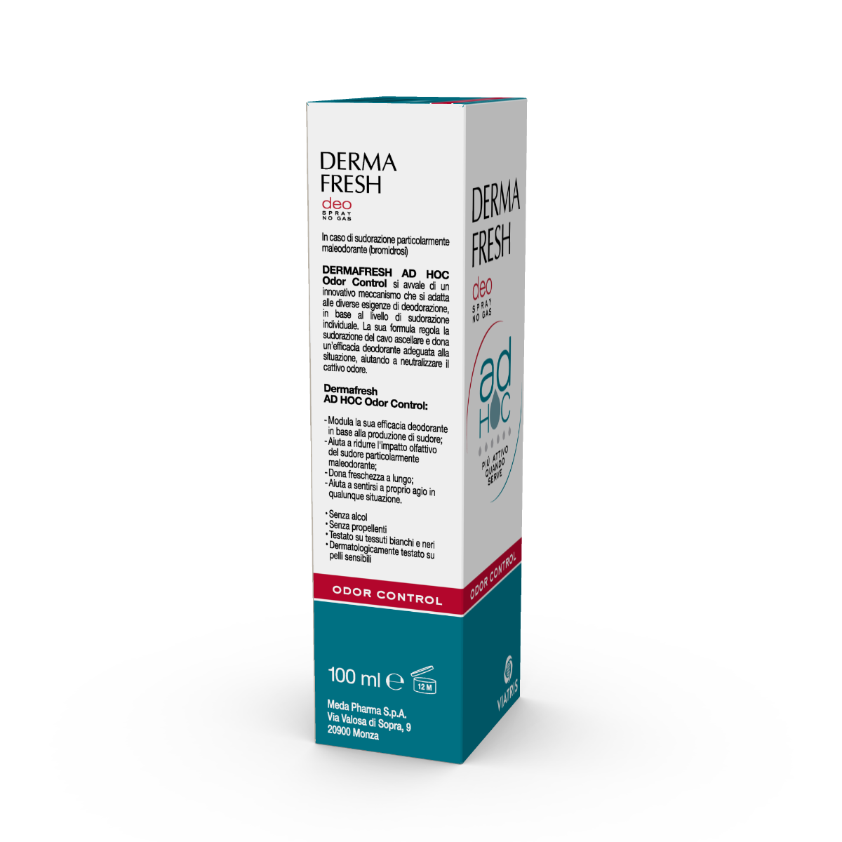 Dermafresh Deo Spray No Gas Odor Control 100ml-5