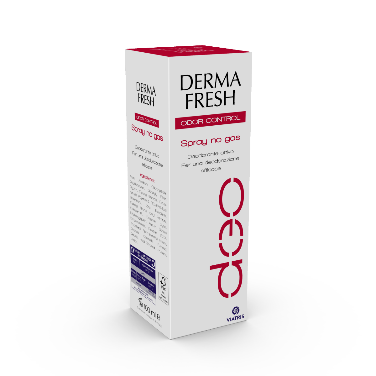 Dermafresh Odor Control Spray 100ml-2