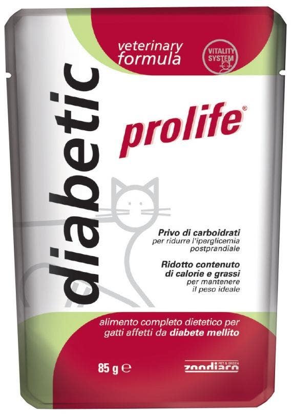 Prolife Veterinary Diabetic Cibo Umido Per Gatti Bustina 85g-1