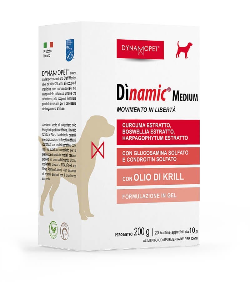 Dinamic Medium Alimento Complementare Per Cani 20 Bustine 10ml  - 2