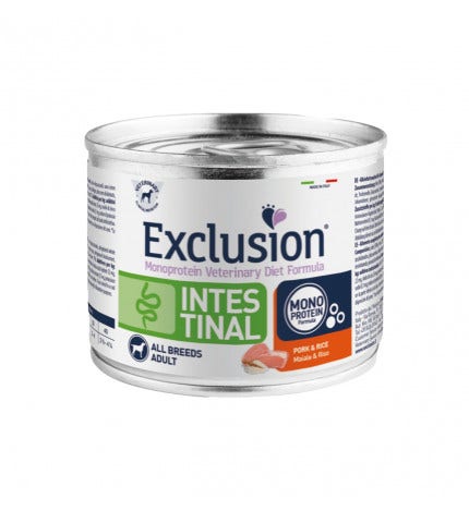 Exclusion Veterinary Diet Formula Intestinal Per Cani Maiale/Riso Lattina 200gr-1