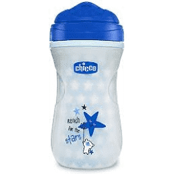 Chicco Tazza Glowing 14 Mesi+ Azzurra 150ml  - 1