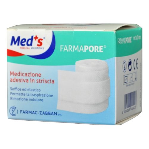 Meds Pore Medicazione Autoadesiva Tessuto Non Tessuto m1x10cm  - 2