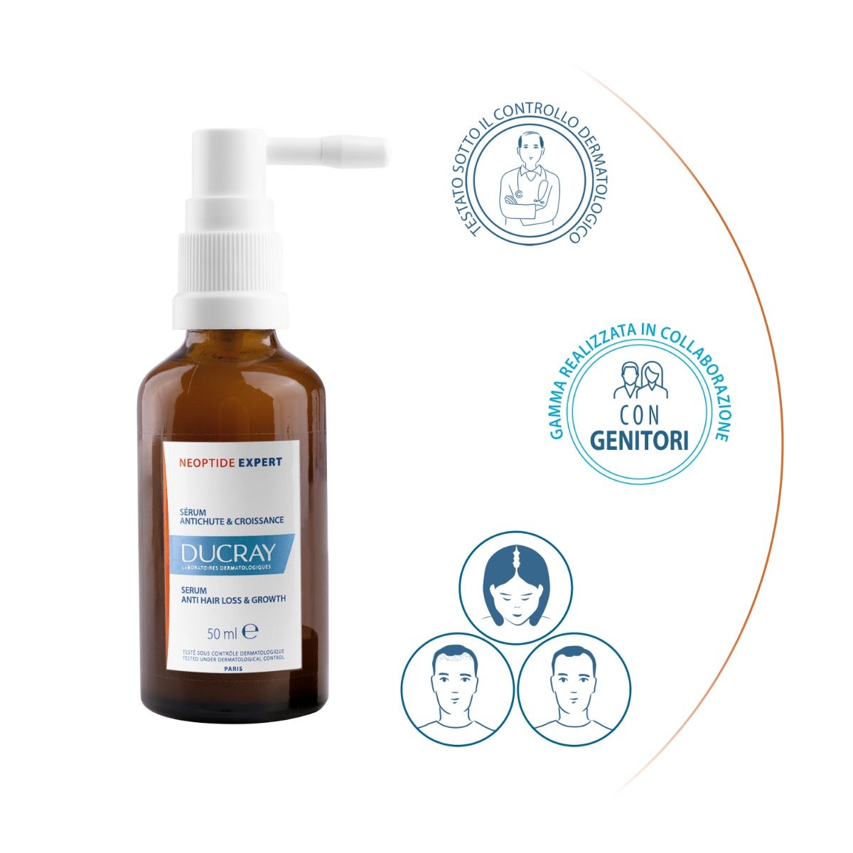 Ducray Neoptide Expert Siero Contro Caduta Dei Capelli 50ml			-4