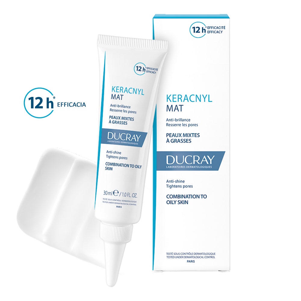 Ducray Keracnyl Crema Gel Opacizzante Pelle Grassa/Tendenza Acneica 30ml  - 4