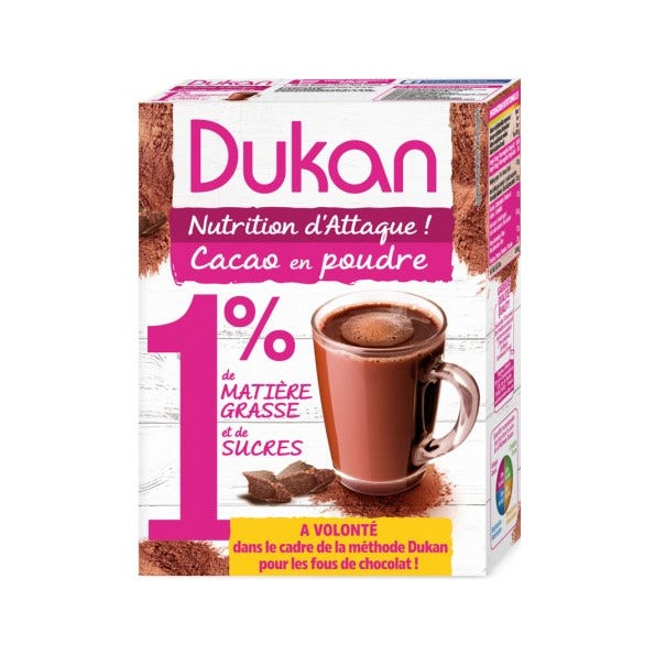 Dukan Cacao In Polvere 1% Grassi 200g  - 2