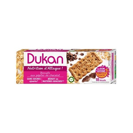 Dukan Biscotti Crusca D'Avena Gocce Cioccolato 225g  - 2