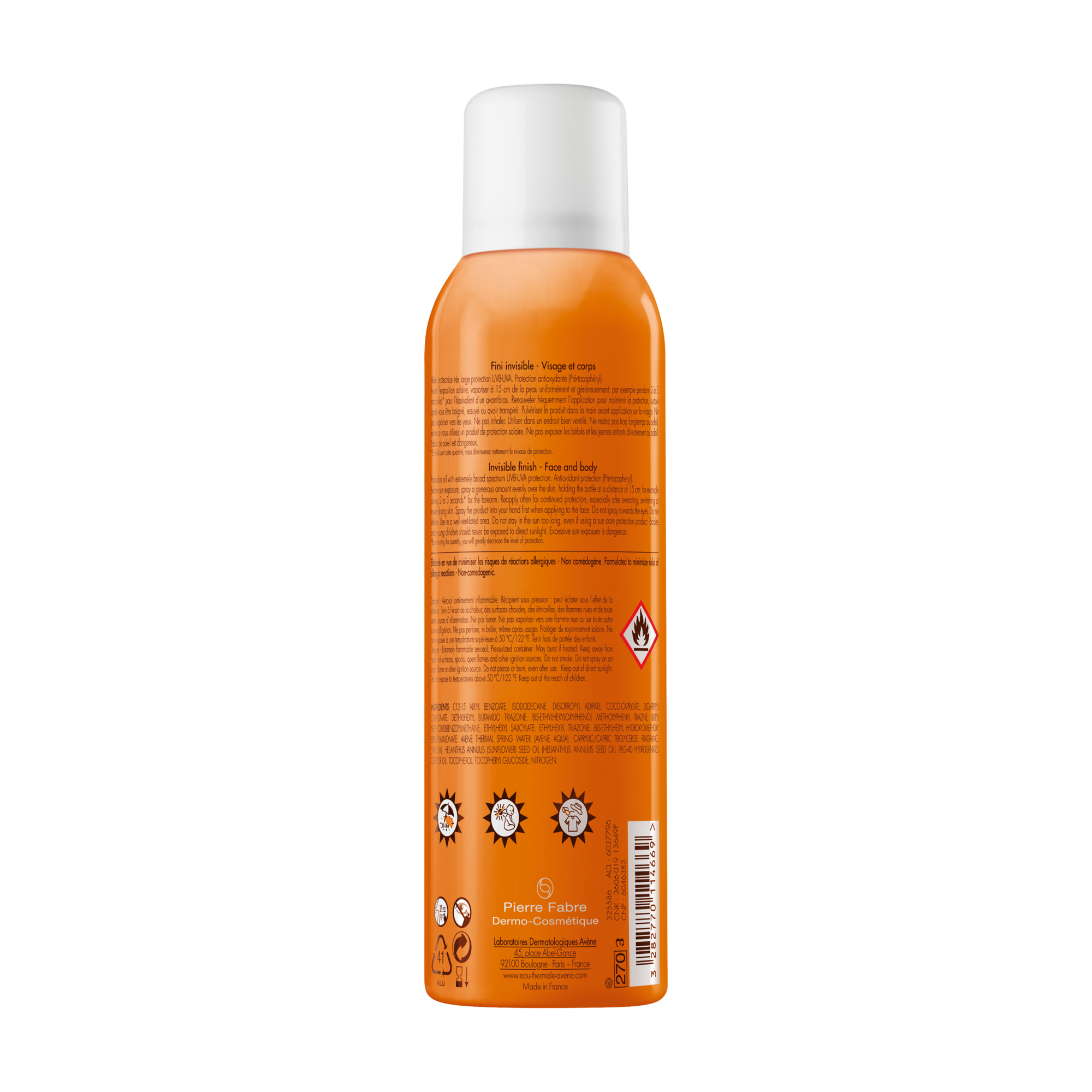 Eau Thermale Avene Protezione Solare Brume Satinee SPF 30 Spray 150ml  - 4