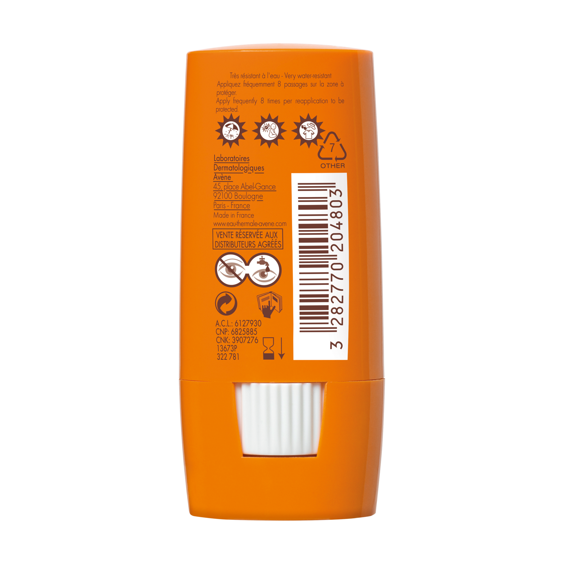 Eau Thermale Avene Stick Large Zone Sensibili SPF50+ 8g - 2