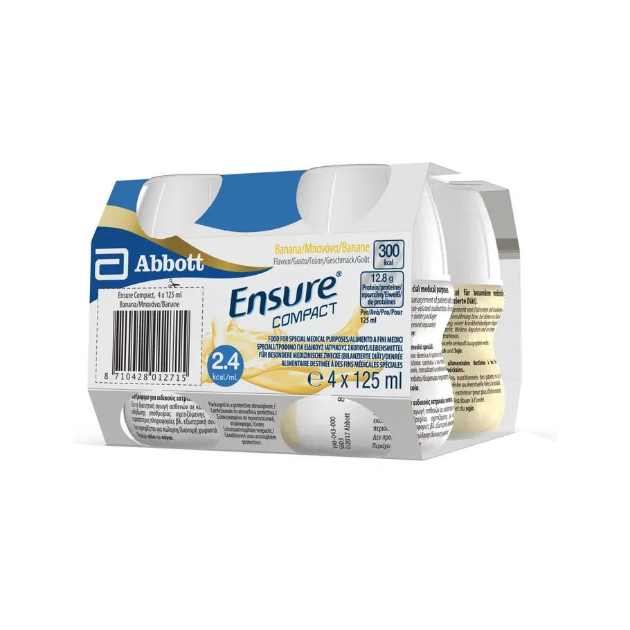 Ensure Compact Banana 4X125ml-2