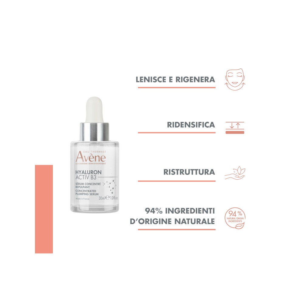 Eau Thermale Avène Hyaluron Activ B3 Siero Concentrato Rimpolpante Antirughe 30ml-4