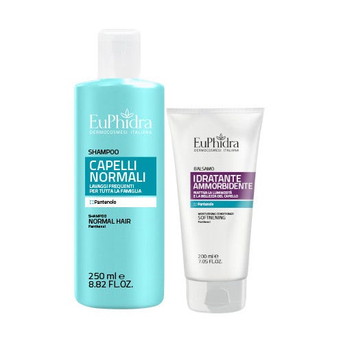 EuPhidra Shampoo Capelli Sottili 250ml + Balsamo Idratante Ammorbidente 200ml  - 3