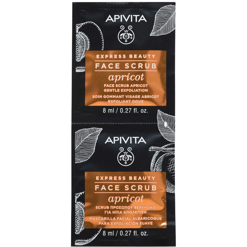 Apivita Express Beauty Scrub Viso Esfoliante Albicocca 2x8ml  - 2