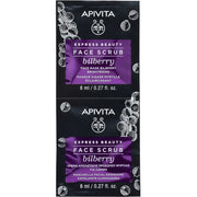 Apivita Express Beauty Scrub Viso Illuminante Mirtillo 2x8ml  - 2