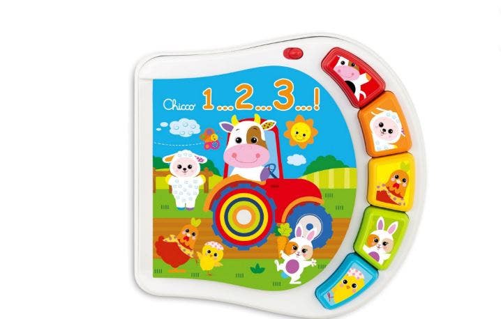 Chicco Gioco Libro Fattoria dei Numeri  - 1