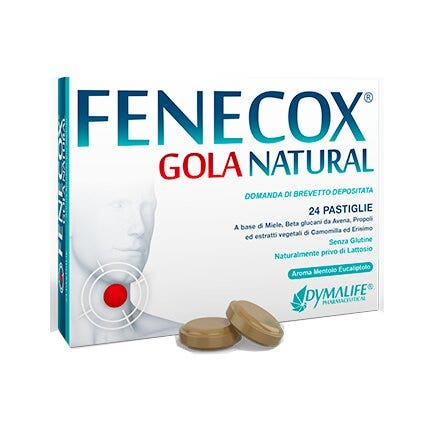 Fenecox Gola Natural Menta Eucaliptolo 36 Pastiglie-2