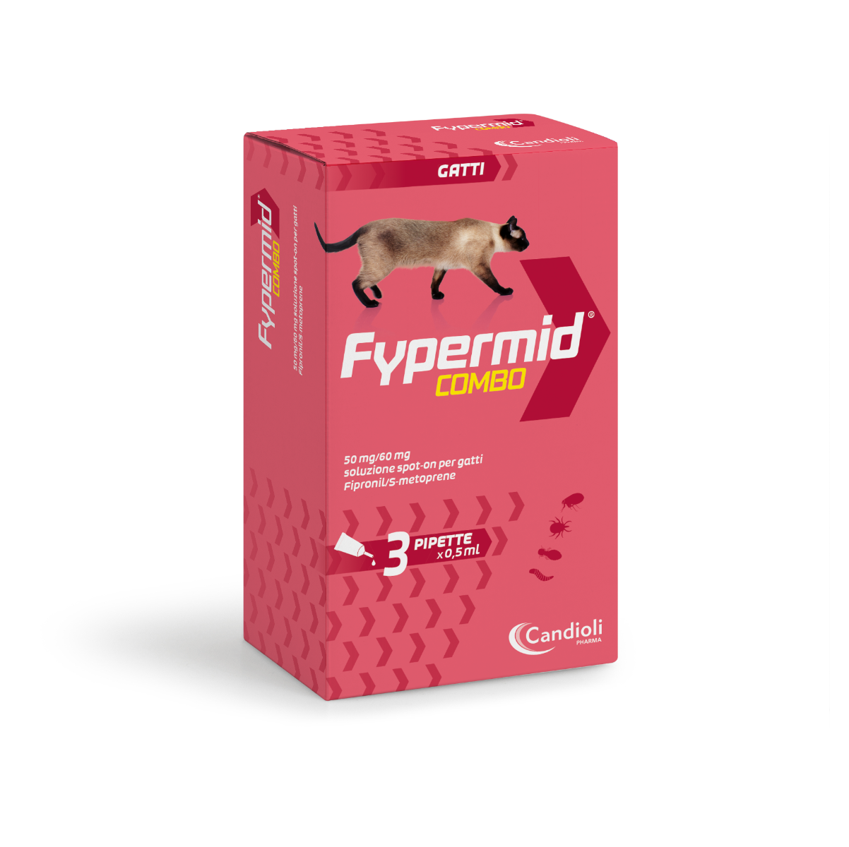 Fypermid Combo 50 mg/60 mg Soluzione Spot-On Per Gatti 3 Pipette Da 0,5 ml-1